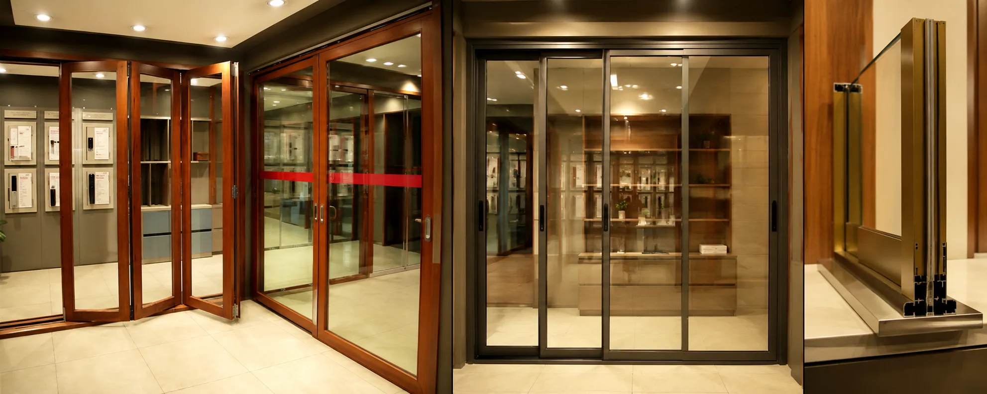 Sliding door solution installed in a modern home, from Gala Hardware Bangalore